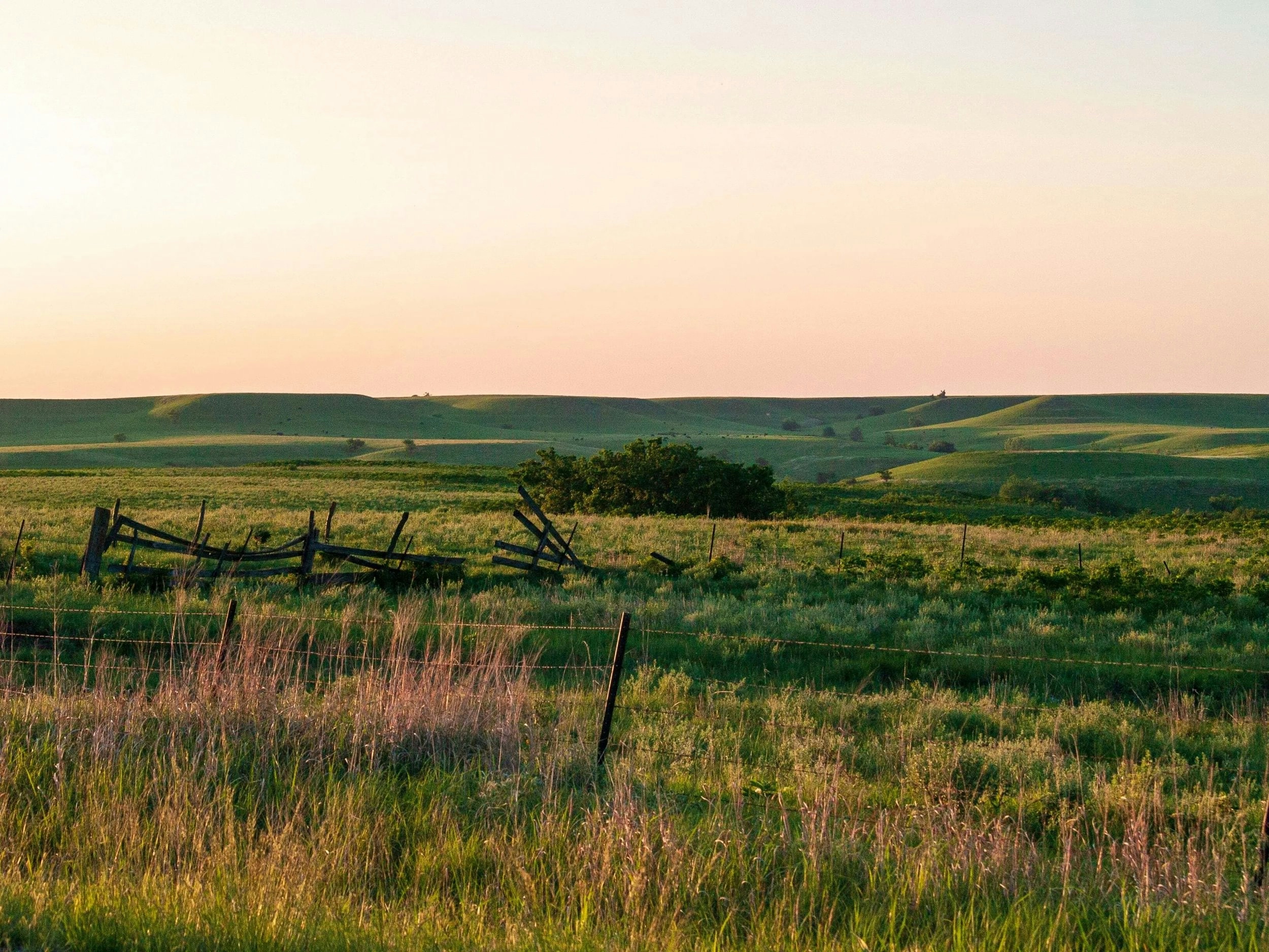 Scenic view of Kansas landscape