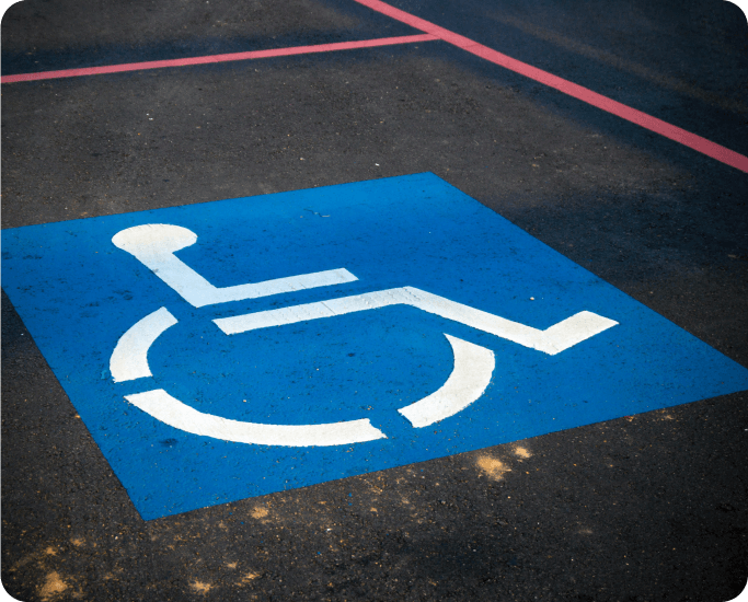 Image of an accessible RV setup at a Harvest Hosts location