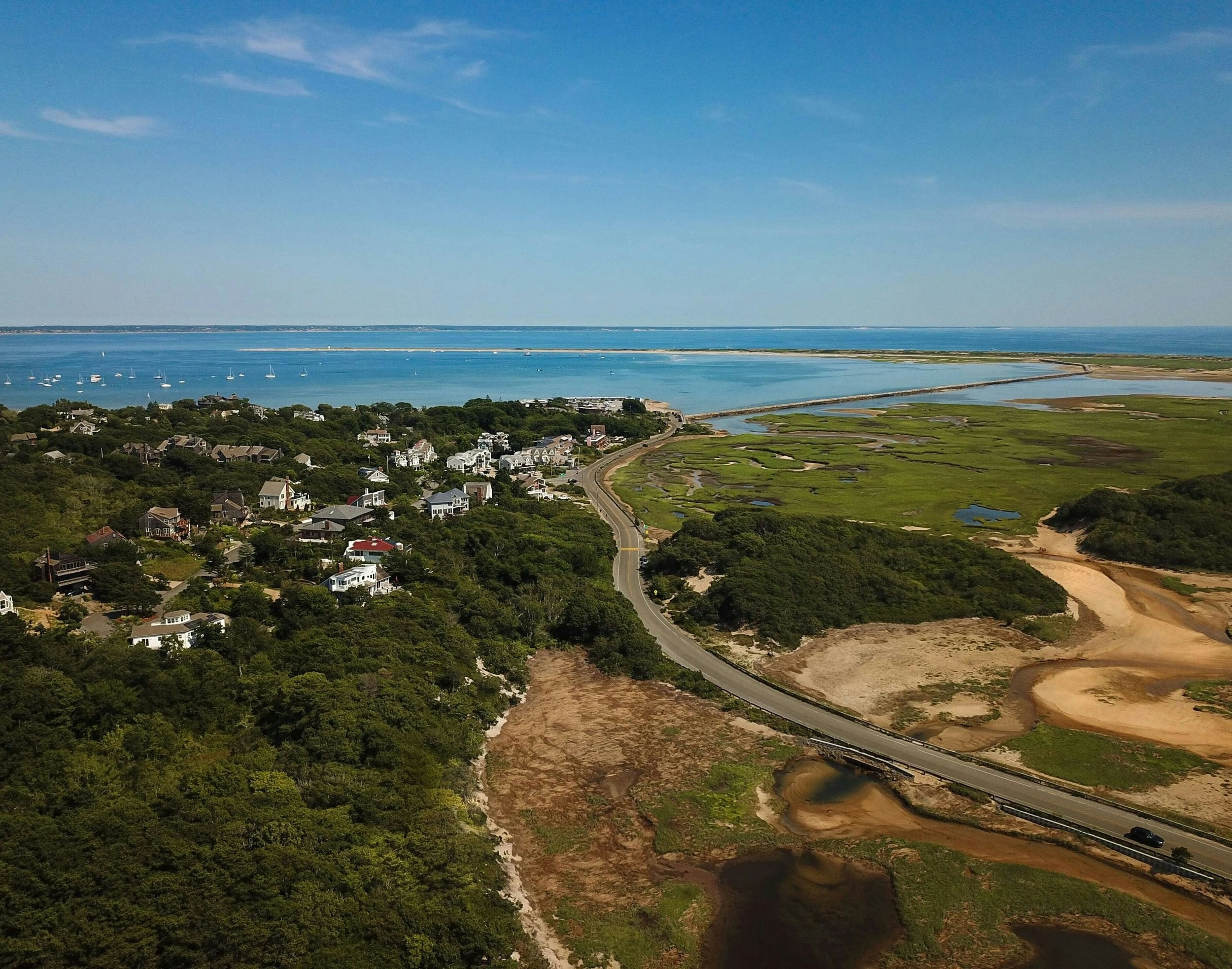 Scenic view of Massachusetts landscape