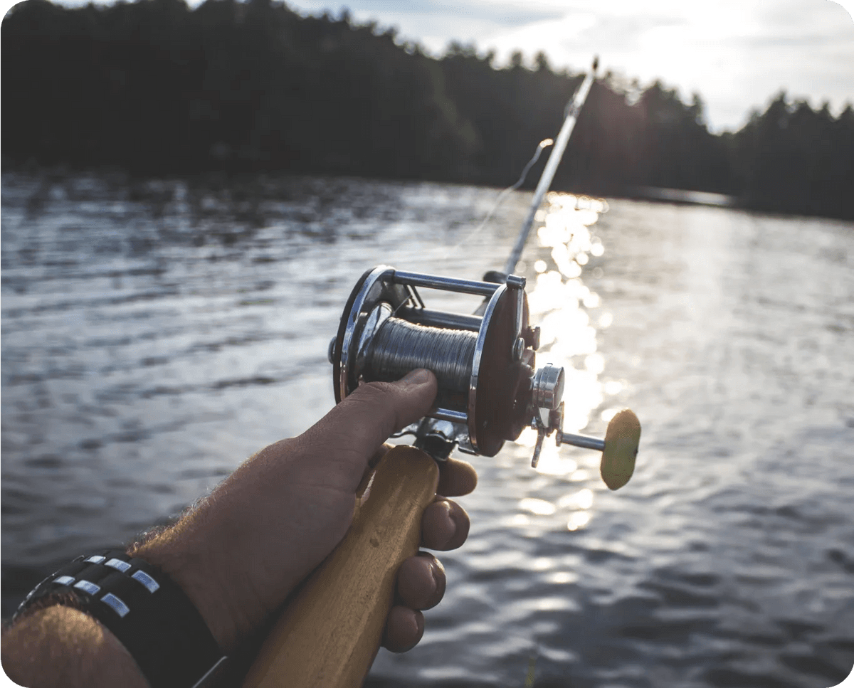 Image of a peaceful fishing spot at Harvest Hosts locations