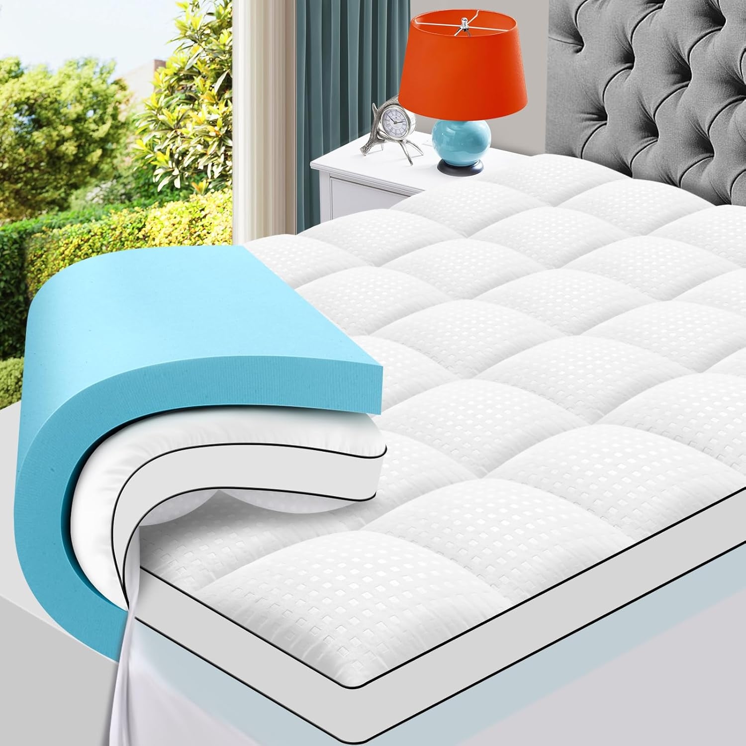 Memory Foam Mattress Topper