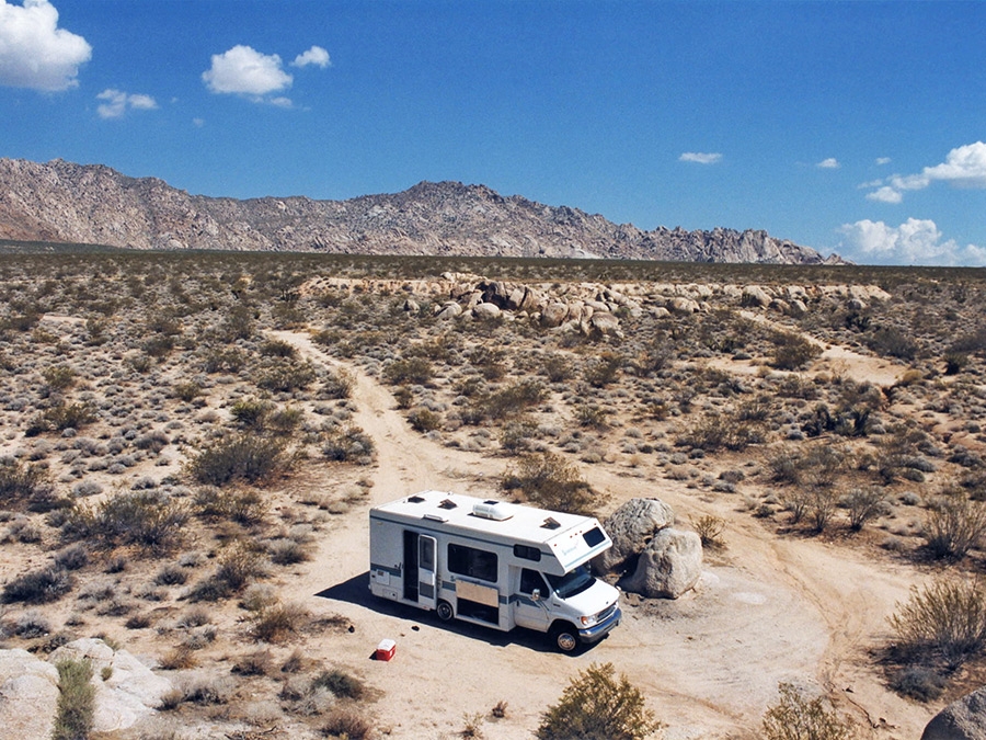 RVing in the Southern California desert is quite popular.