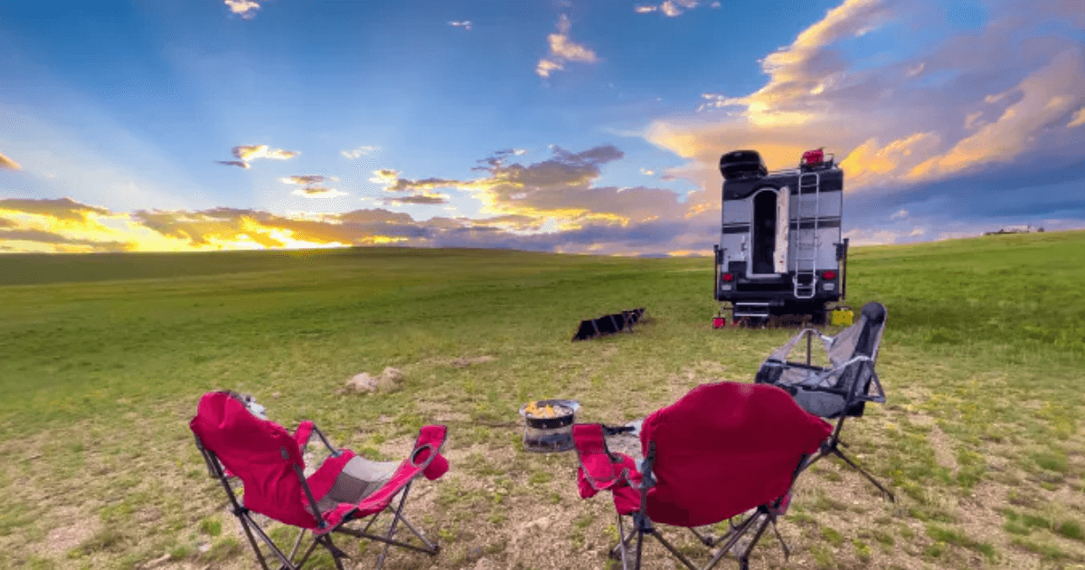 Soak in the Golden Hours: RV Camping with Sunset View