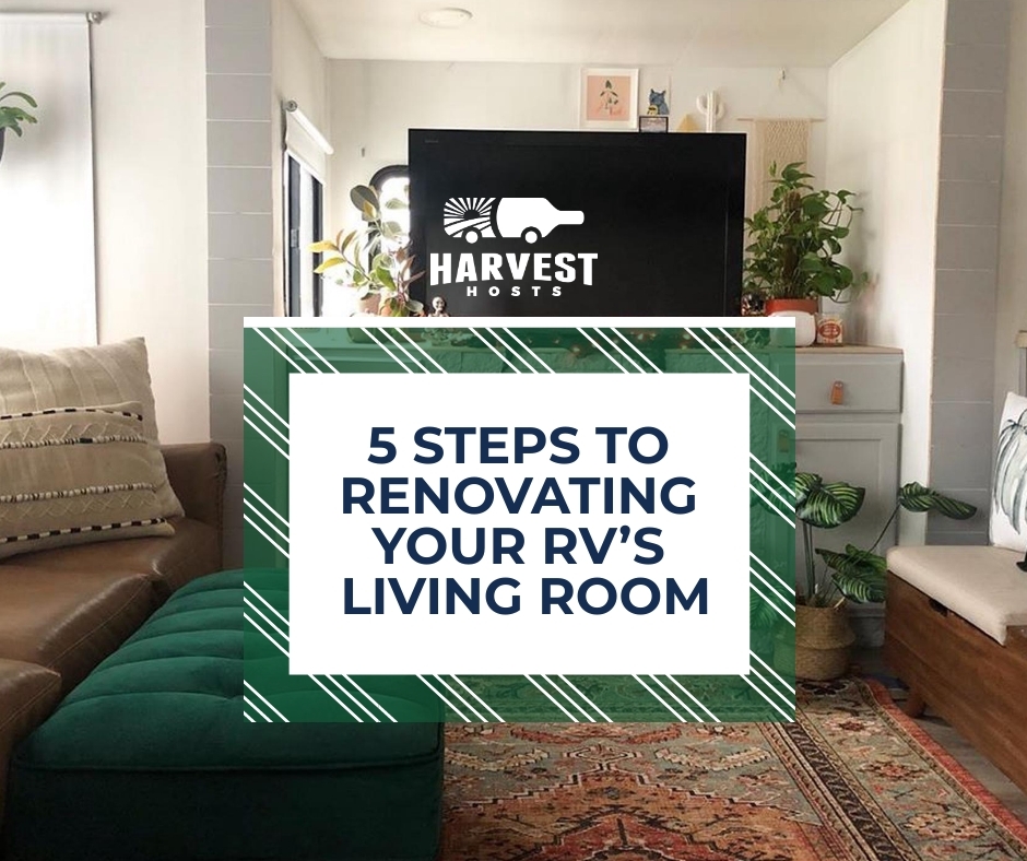 5 Steps to Renovating your RV''s Living Room