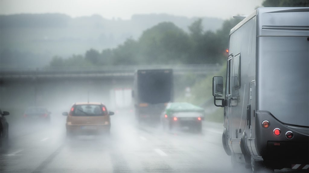 Tips for Driving an RV in the Rain