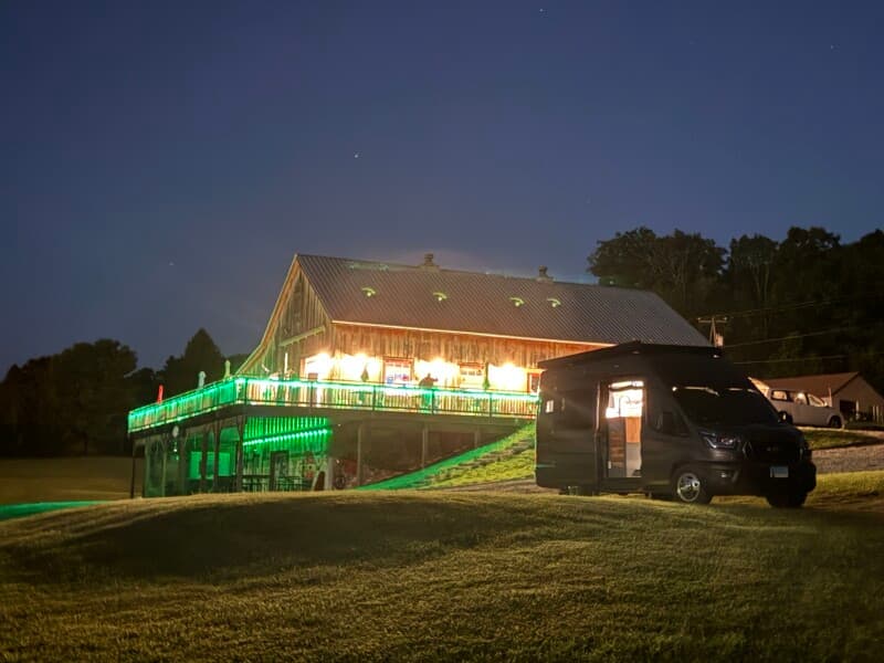 Brewery stay at Scenic Mountain Farm Brewery