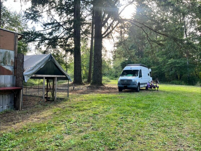 Farm stay at Harvest Hosts Farm