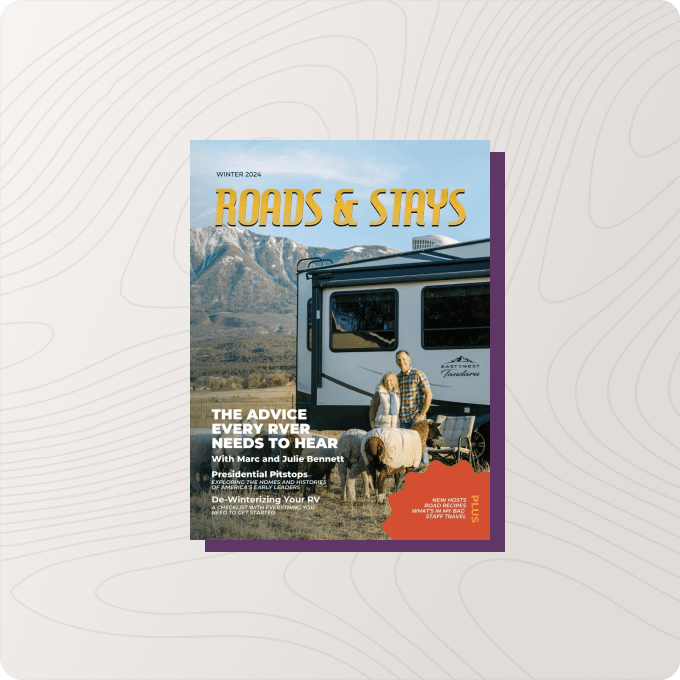 Cover of Roads and Stays Magazine, Winter 2024